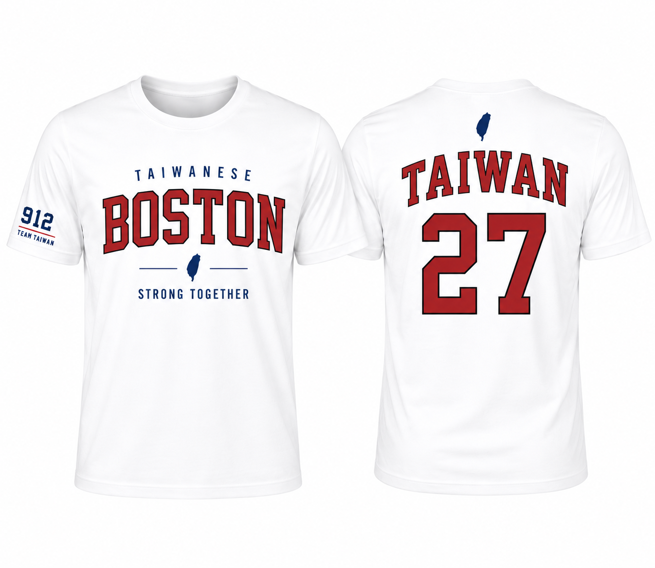 白色 9/12 活動 T-shirt
